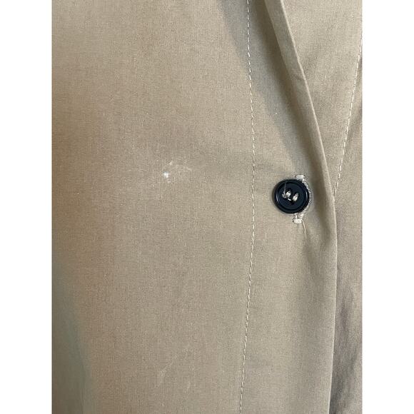 MOD REF Button Front Khaki Cotton Shirt Dress Medium - Picture 7 of 11